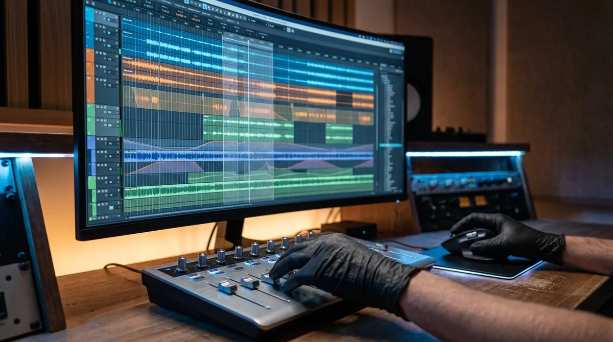 DAW 에디팅 작업